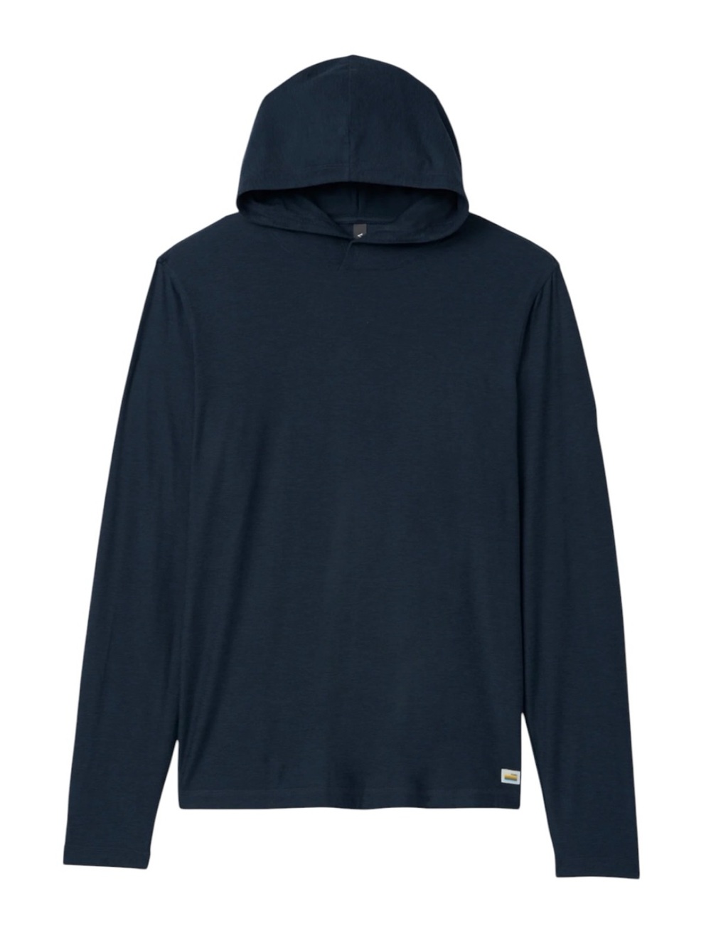 Vuori Strato Tech Hoodie Lightweight Long Sleeve in Navy Heather - Picture 5 of 8